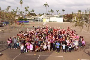 crowd of people at the irish outreach center