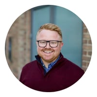 photo of male author wearing eyeglass named Brad Wayland