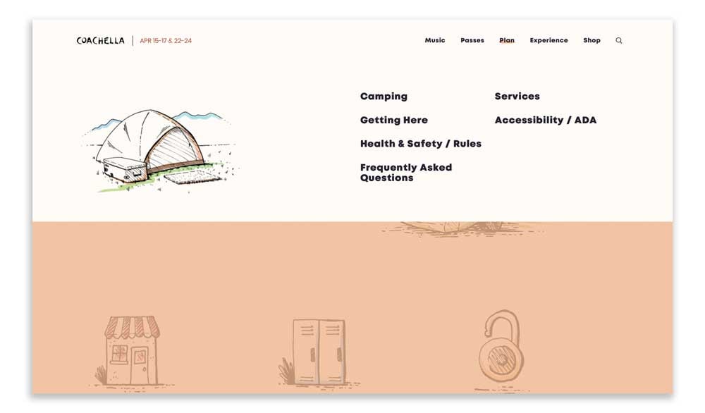 Coachella-website-planning-the-day