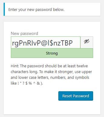 creating a strong password