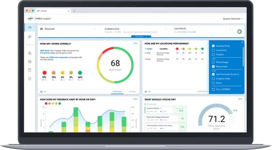 OMBEA insights report screen
