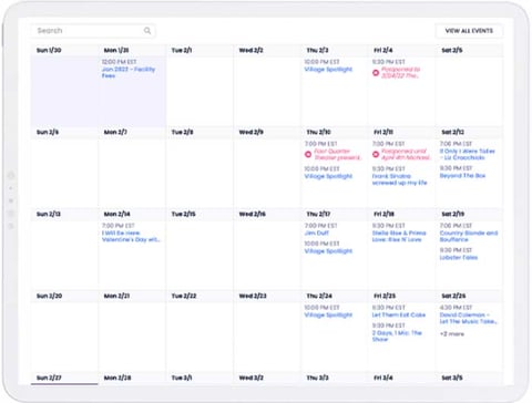 Purplepass-calendar-ticket-widget