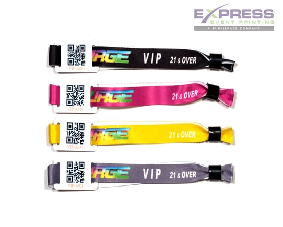 fabric wristbands with different colors