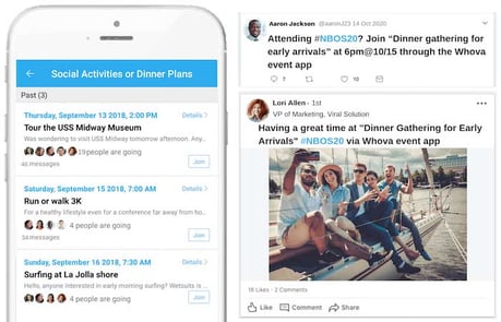 connecting on social media