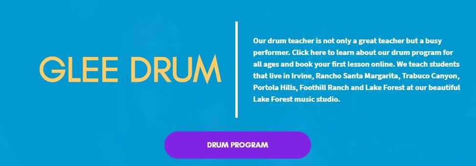 glee music drum