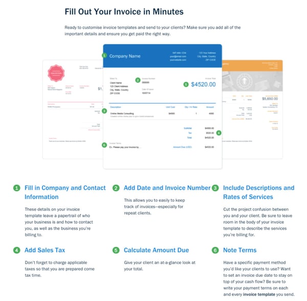 filling-out-an-invoice