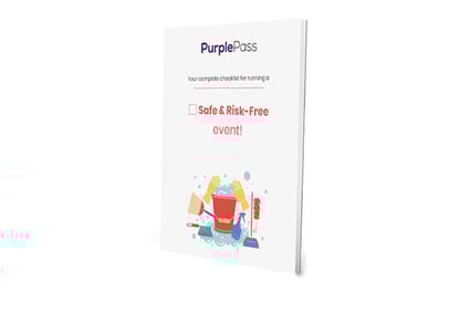 a checklist guide entitled Safe & Risk Free event