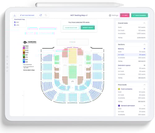 seating-chart-map-Purplepass-on-ipad