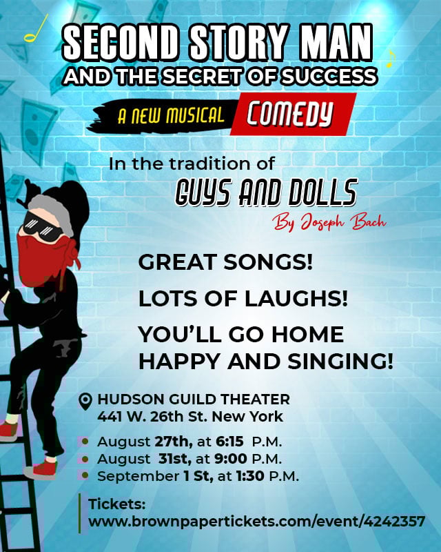 second story man musical comedy production and event description