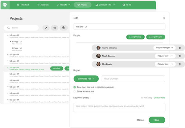 timecamp online tool
